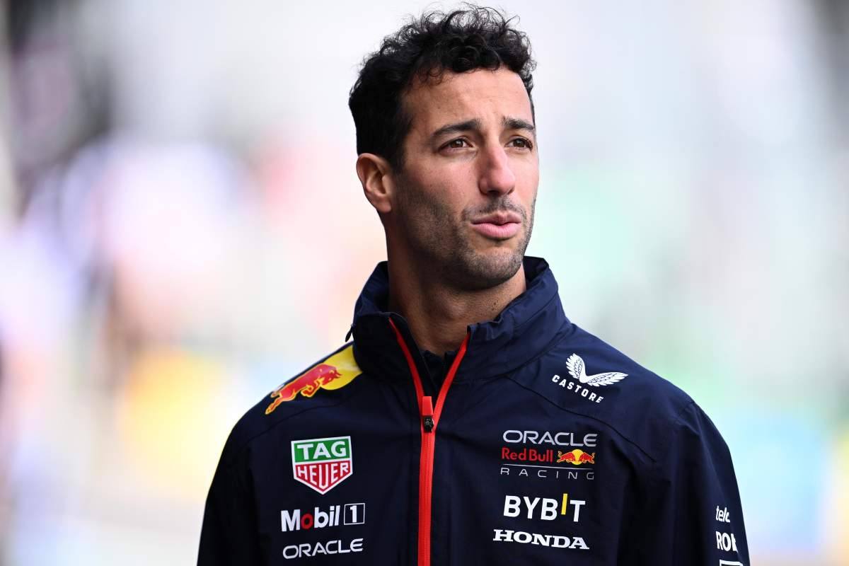 Daniel Ricciardo bastonato